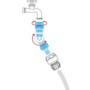 Otocny adapter na zahradny ventil 1